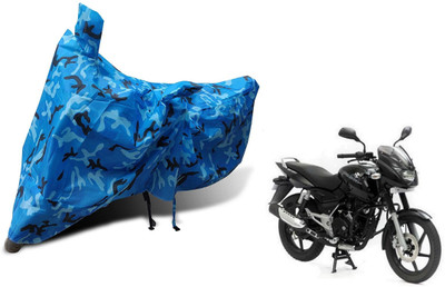 Auto Hub Waterproof Two Wheeler Cover for Bajaj(Pulsar 150, Blue)