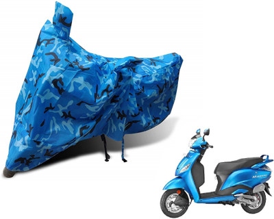 MOCKHE Waterproof Two Wheeler Cover for Hero(Maestro, Blue)