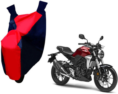 Selifaur Two Wheeler Cover for Honda(CBR 150R, Red, Blue)