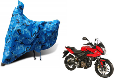Auto Hub Waterproof Two Wheeler Cover for Bajaj(Pulsar, Blue)