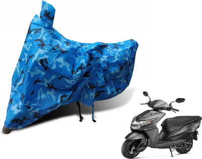 Auto Hub Waterproof Two Wheeler Cover for Honda(Dio, Blue)