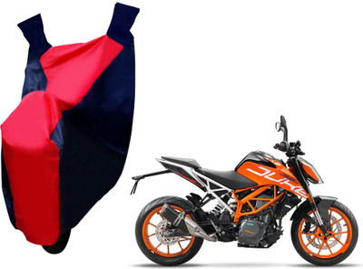Selifaur Two Wheeler Cover for KTM(Duke 390, Red, Blue)