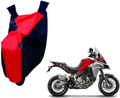 Selifaur Two Wheeler Cover for Ducati(Multistrada, Red, Blue)