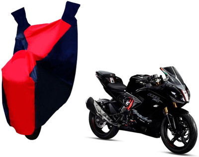 Selifaur Two Wheeler Cover for TVS(Apache, Red, Blue)