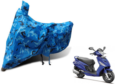Auto Hub Waterproof Two Wheeler Cover for Hero(Maestro Edge, Blue)