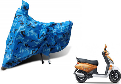 MOCKHE Waterproof Two Wheeler Cover for Mahindra(Gusto, Blue)