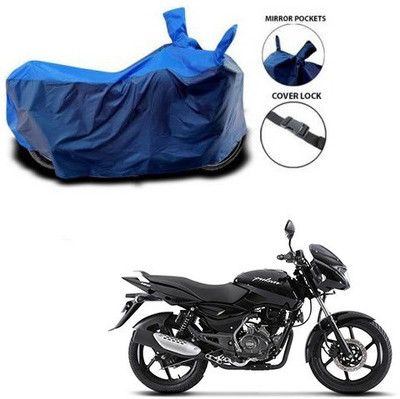 Rhtdmm Two Wheeler Cover for Bajaj(Pulsar 150, Blue, Blue)