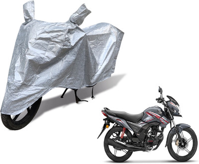 Auto Hub Waterproof Two Wheeler Cover for Honda(SP 125, Silver)