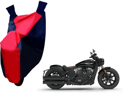 Selifaur Two Wheeler Cover for LML(Bobber 350, Red, Blue)