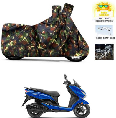 MMSSTAR Waterproof Two Wheeler Cover for Suzuki(Burgman Street 125, Multicolor)