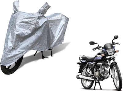 MOCKHE Waterproof Two Wheeler Cover for Hero(Splendor Pro, Silver)