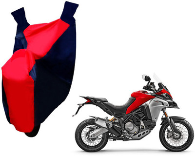 Selifaur Two Wheeler Cover for Ducati(Multistrada, Red, Blue)