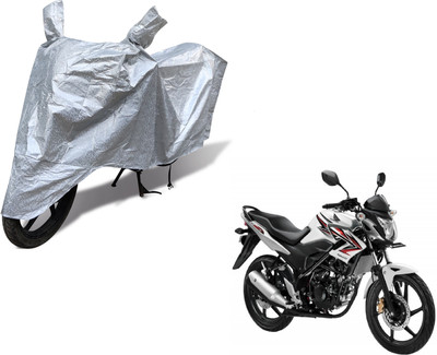 MOCKHE Waterproof Two Wheeler Cover for Honda(CB Unicorn 150, Silver)