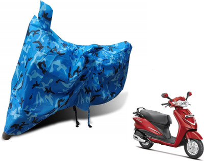 MOCKHE Waterproof Two Wheeler Cover for Hero(Duet, Blue)