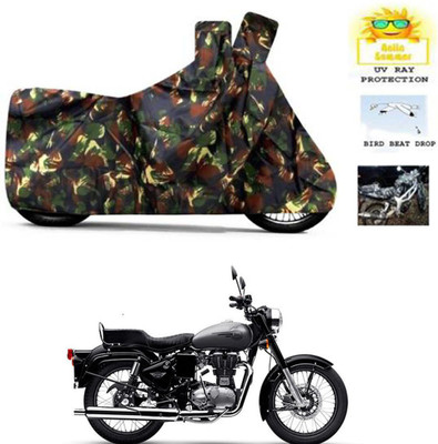 RONISH Waterproof Two Wheeler Cover for Royal Enfield(Bullet, Multicolor)