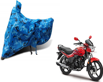 MOCKHE Waterproof Two Wheeler Cover for Hero(Passion Xpro, Blue)
