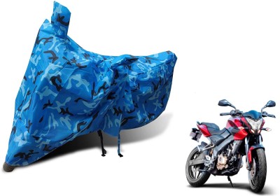 MOCKHE Waterproof Two Wheeler Cover for Bajaj(Pulsar NS 200, Blue)