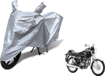 MOCKHE Waterproof Two Wheeler Cover for Hero(Splendor Pro Classic, Silver)