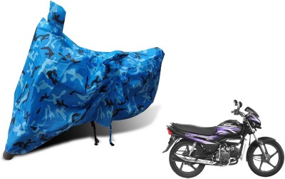 Auto Hub Waterproof Two Wheeler Cover for Hero(Super Splendor, Blue)