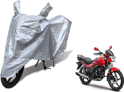 Auto Hub Waterproof Two Wheeler Cover for Hero(Passion Xpro, Silver)