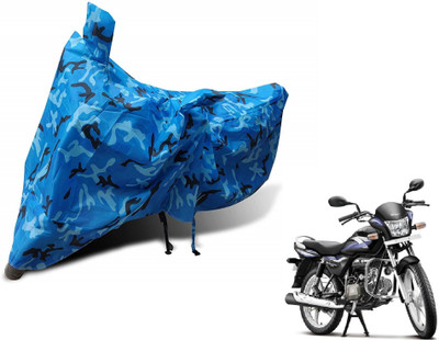 Auto Hub Waterproof Two Wheeler Cover for Hero(Splendor Pro, Blue)