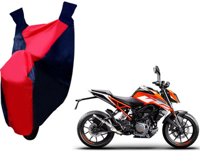 Selifaur Two Wheeler Cover for KTM(Duke 200, Red, Blue)
