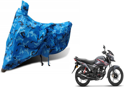 Auto Hub Waterproof Two Wheeler Cover for Honda(SP 125, Blue)