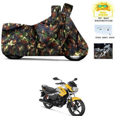 MMSSTAR Waterproof Two Wheeler Cover for Hero(Passion Pro i3S, Multicolor)