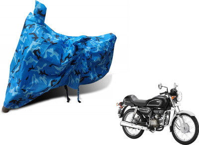 MOCKHE Waterproof Two Wheeler Cover for Hero(Splendor Pro Classic, Blue)