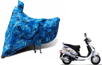 Auto Hub Waterproof Two Wheeler Cover for Mahindra(Duro, Blue)