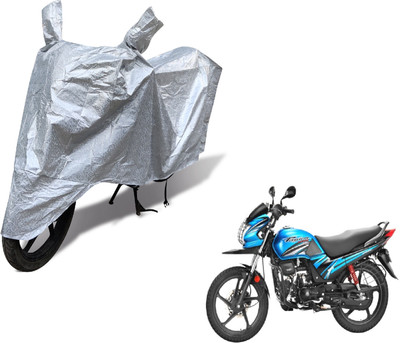 MOCKHE Waterproof Two Wheeler Cover for Hero(Passion Pro TR, Silver)