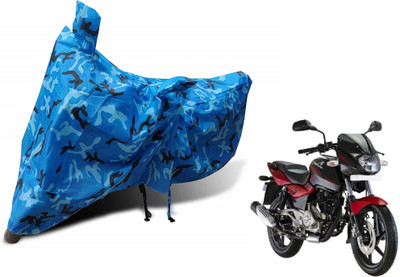 Auto Hub Waterproof Two Wheeler Cover for Bajaj(Pulsar 180 DTS-i, Blue)