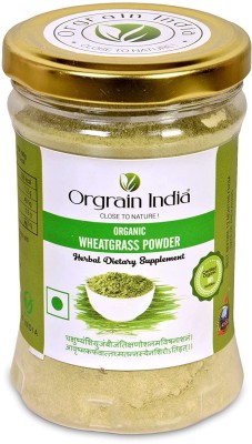 Orgrain India Organic Wheatgrass Powder 150g (Pack of 2 * 75g)(2 x 75 g)