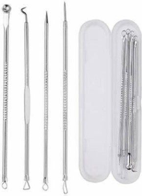 Alkaf Steel Blackhead Remover Needle(Pack of 4)