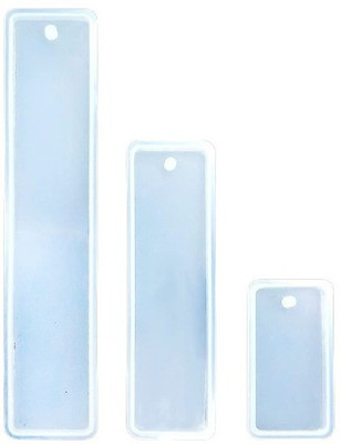 sabahz Resin Silicone Mould Bookmarks Design (3Pc Set) resin moulds Bookmark(moulds, White)