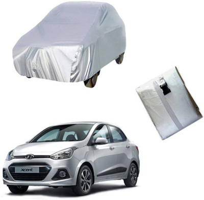 ask Car Cover For Hyundai Xcent (Without Mirror Pockets)(Silver)