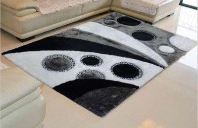 shopgallery Multicolor Polyester Carpet(4 ft,  X 6 ft, Rectangle)