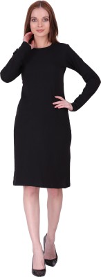 Fookre Women Bodycon Black Dress