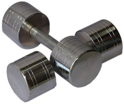 LCARNO 5 Kg Steel Dumbbells (Set of 2) 10kg for Home and Gym use Fixed Weight Dumbbell(5 kg)