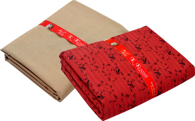 KUNDAN SULZ GWALIOR Cotton Blend Floral Print, Printed Shirt & Trouser Fabric