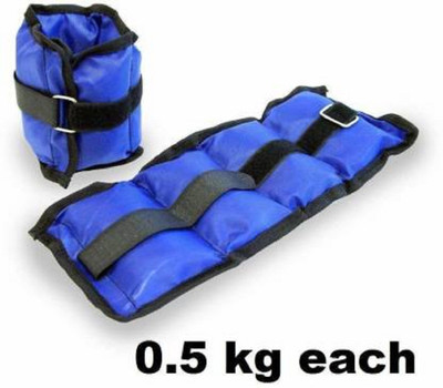 ANC Ankle Weights For Wrist And Legs 500g each Blue Ankle & Wrist Weight(0.5 kg) deal from flipkart