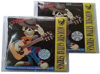 ALICE Acoustic Pack Of Tow 2 Guitar String(Pack of 2, 12 Strings)