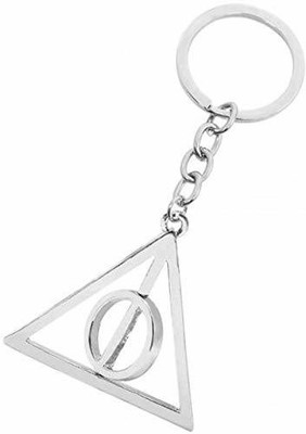 RV Mart Harry Potter Inspired Rotating Deathly Hallows Keychain Key Chain Key Chain