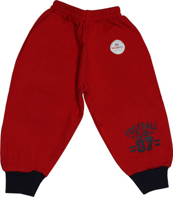 KARMUN Track Pant For Boys(Red, Pack of 1)