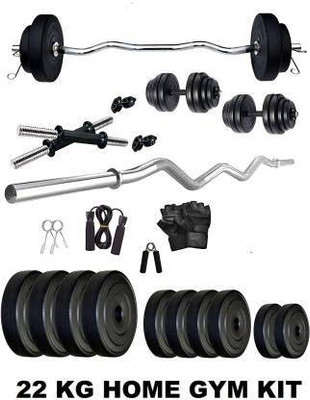 RADHA MURAT 22 kg 22 KG WB-SL HOME GYM KIT FOR MEN AND WOMEN Home Gym Combo