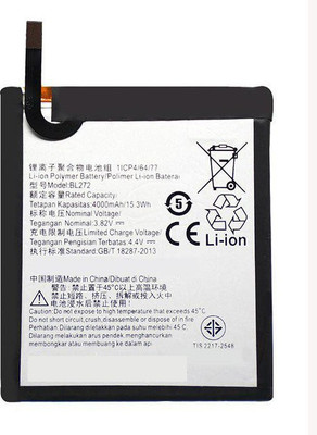 SUPERCART Mobile Battery For  Lenovo BL272 Vibe K6 Power 3 Month Warranty