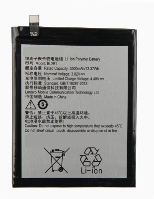 SUPERCART Mobile Battery For  Lenovo Vibe BL261 K5 Note A7020 A7020A40 A7020A48 Lemon K5 Note K52T38 K52E78 3 Month Warranty