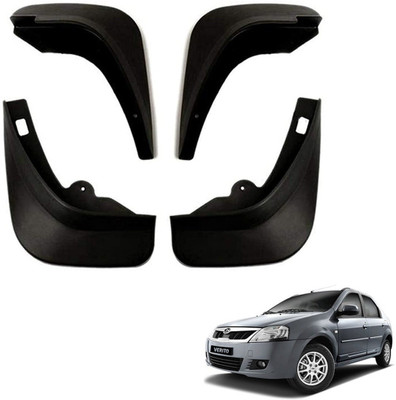 AuTO ADDiCT Rear Mud Guard, Front Mud Guard For Mahindra Verito NA(Black)