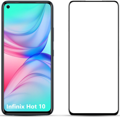 Gorilla Elite Edge To Edge Tempered Glass for Infinix Hot 10, INFINIX HOT 10(Pack of 1)