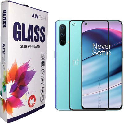 AIV TECH Edge To Edge Tempered Glass for OnePlus Nord CE 5G(Pack of 1)